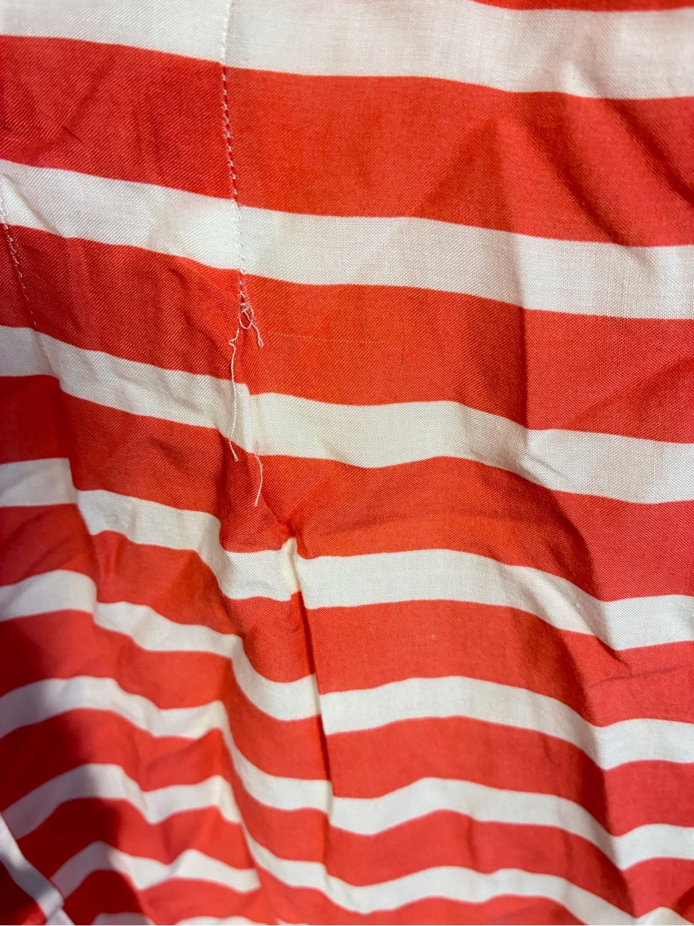 Boden Striped Belted Short Sleeve Knee Length Dress - Picture 6 of 14